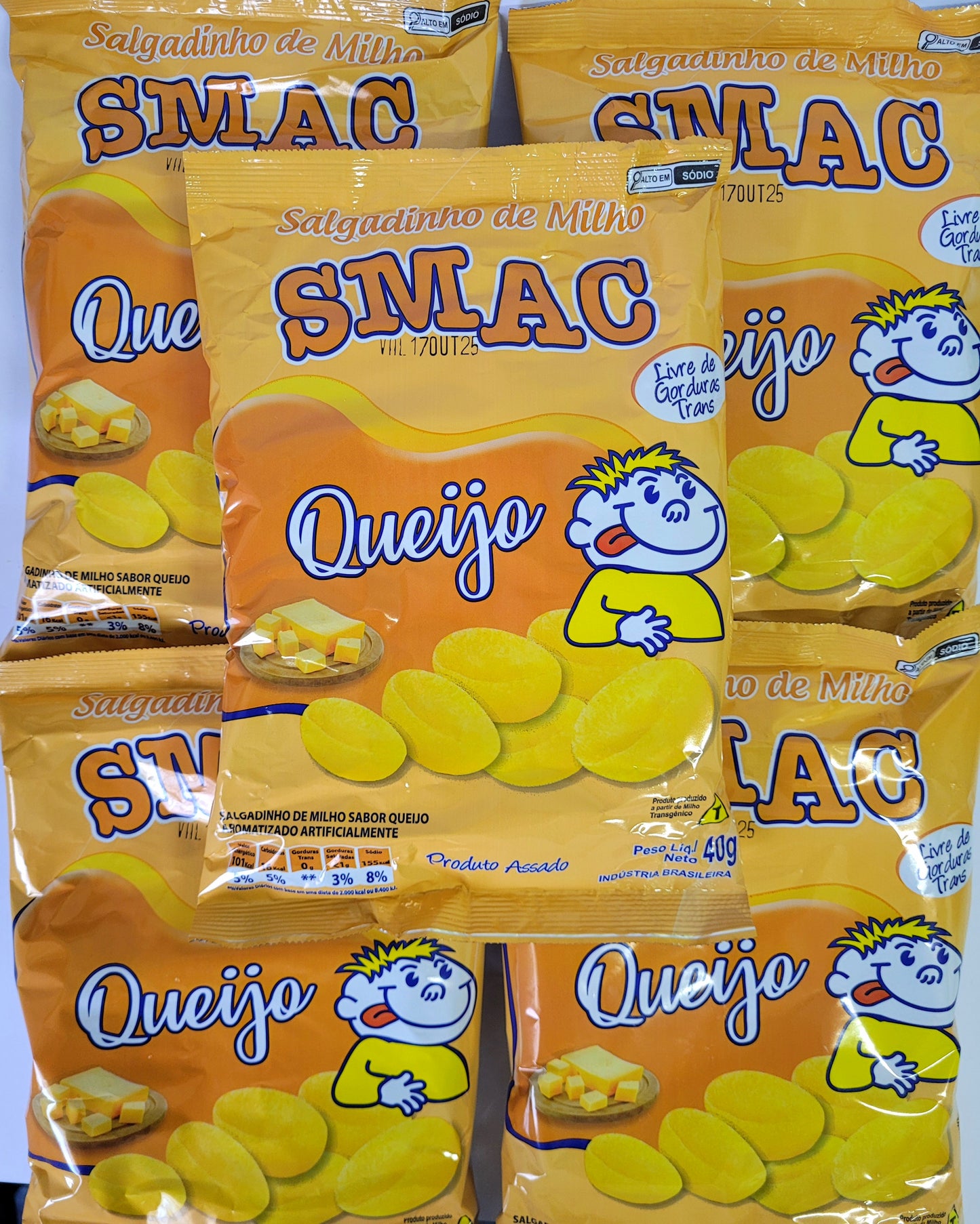 KIT SALGADINHO SABOR QUEIJO - 5 UNIDADES