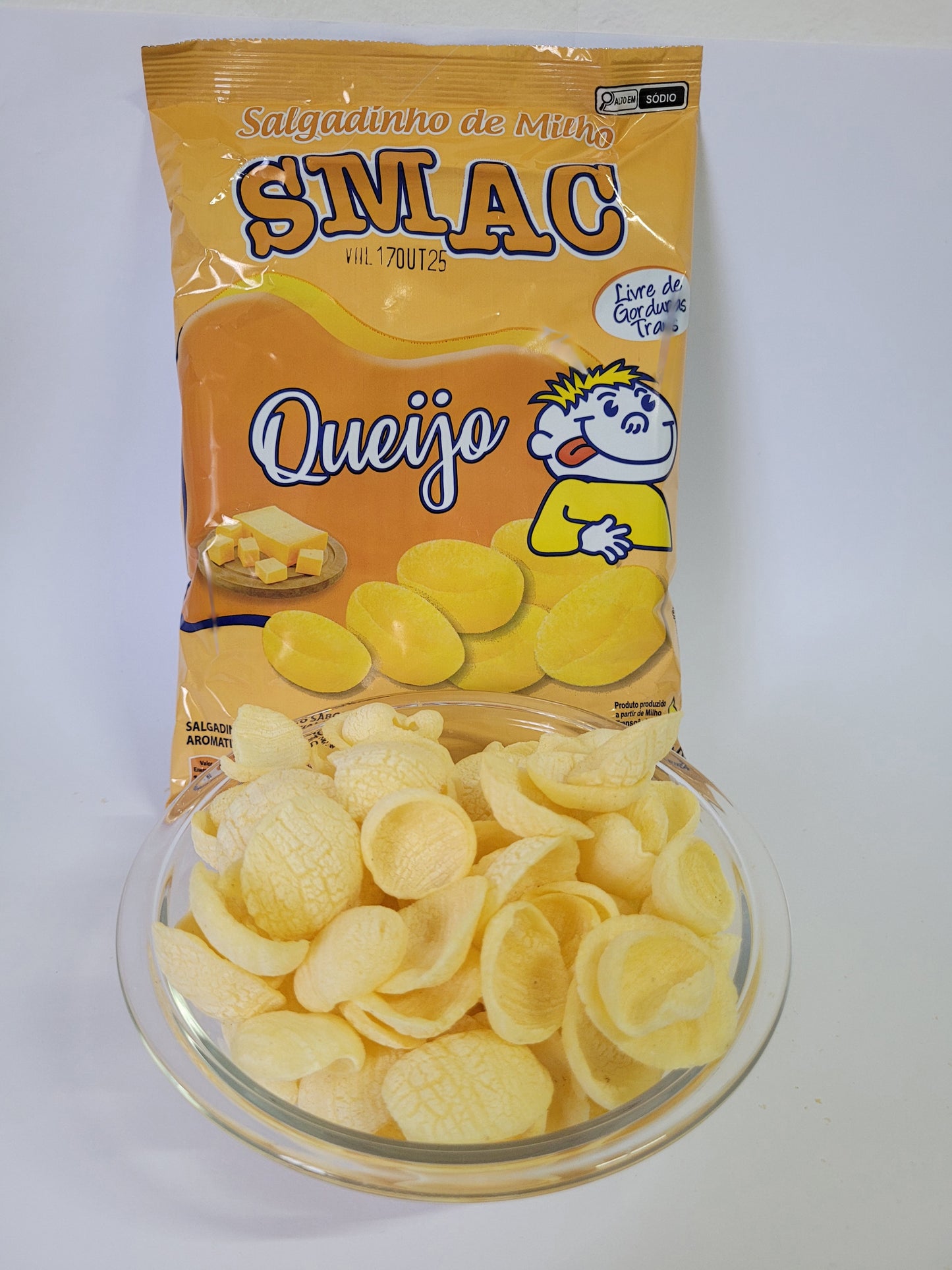 KIT SALGADINHO SABOR QUEIJO - 5 UNIDADES