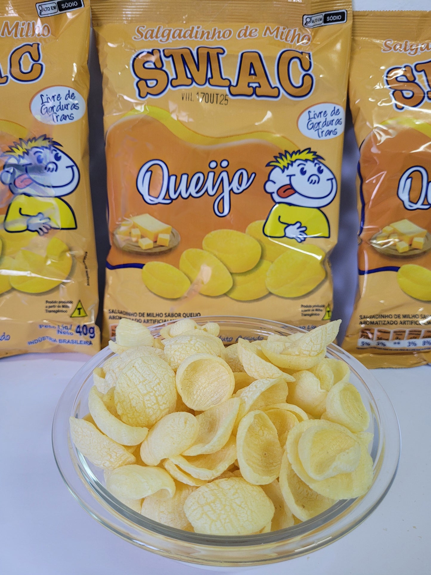 KIT SALGADINHO SABOR QUEIJO - 5 UNIDADES
