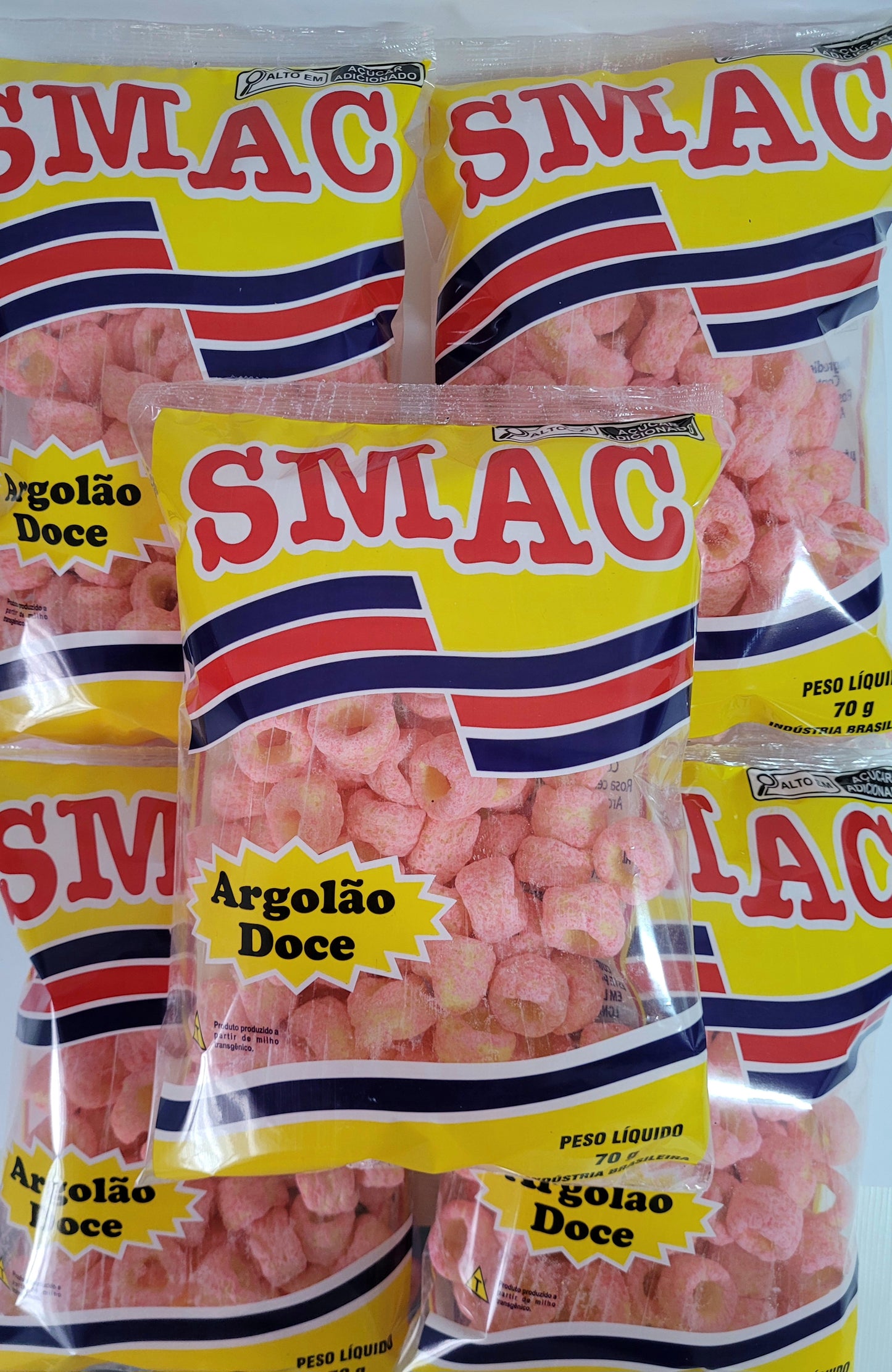 KIT ARGOLÃO DOCE SABOR TRADICIONAL 70g - 5 UNIDADES