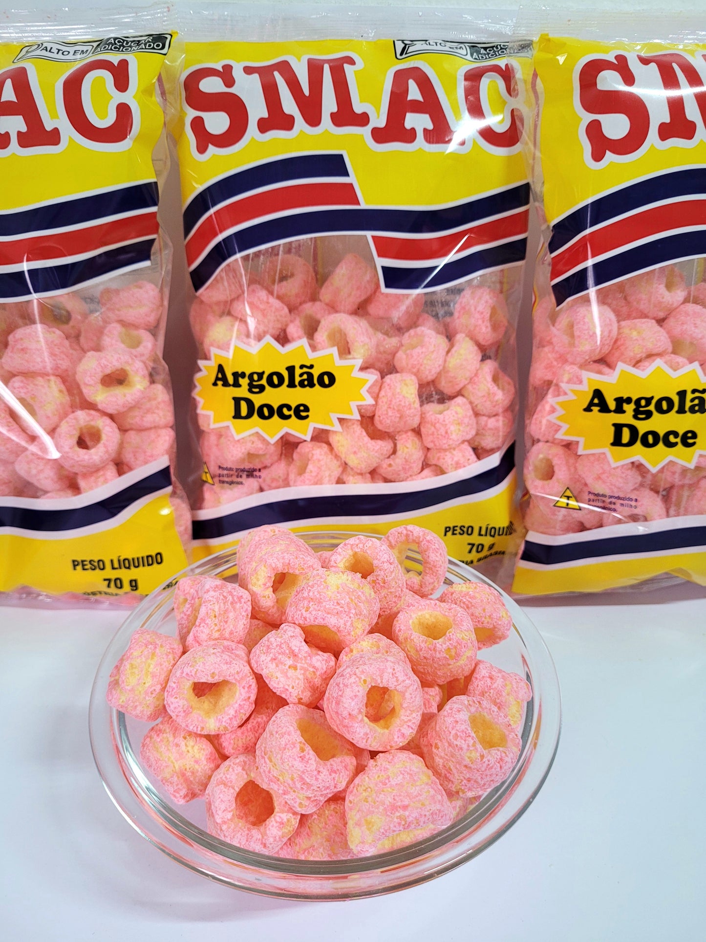 KIT ARGOLÃO DOCE SABOR TRADICIONAL 70g - 5 UNIDADES