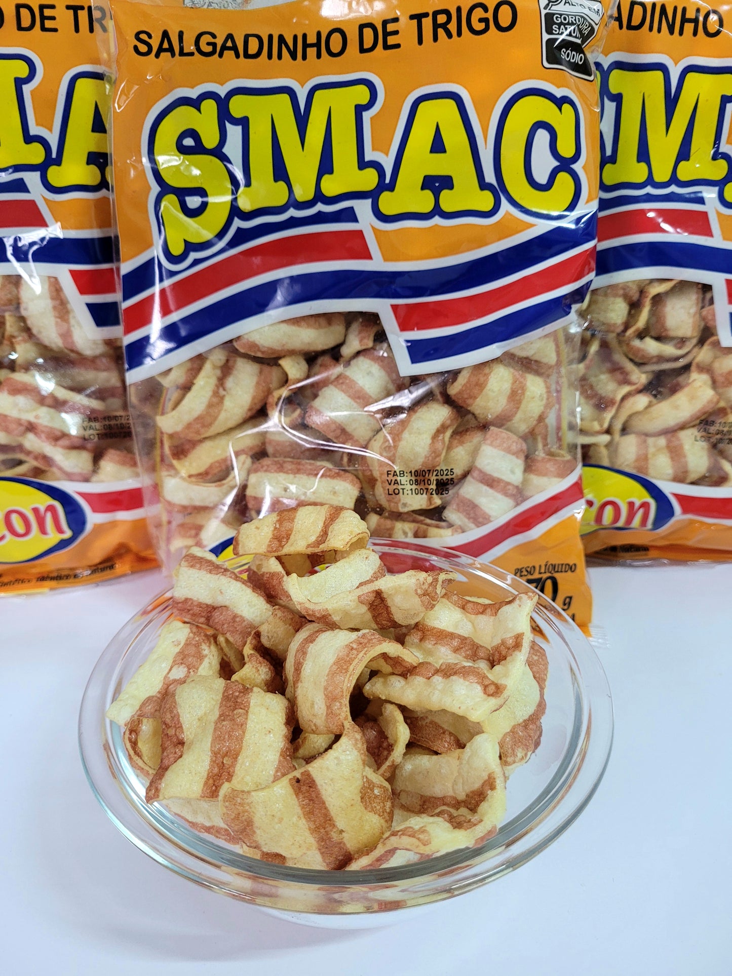 KIT BACON LISTRADO 70g - 5 UNIDADES