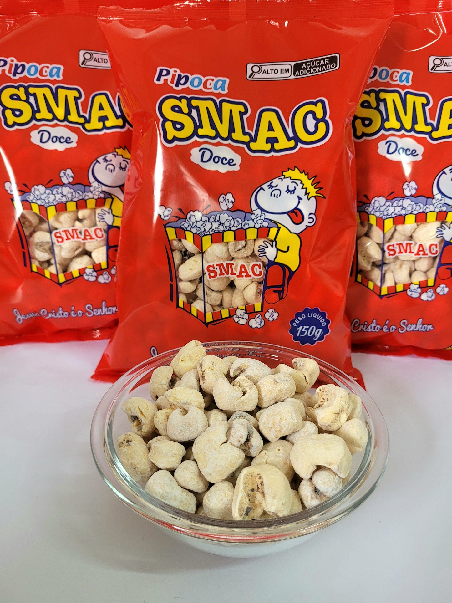 KIT PIPOCA DOCE 150g - 5 UNIDADES
