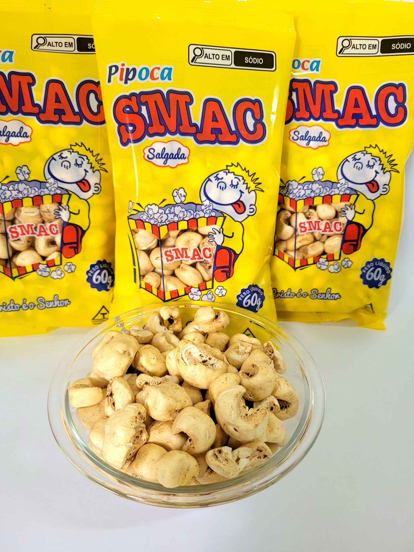KIT PIPOCA SALGADA 60g - 5 UNIDADES