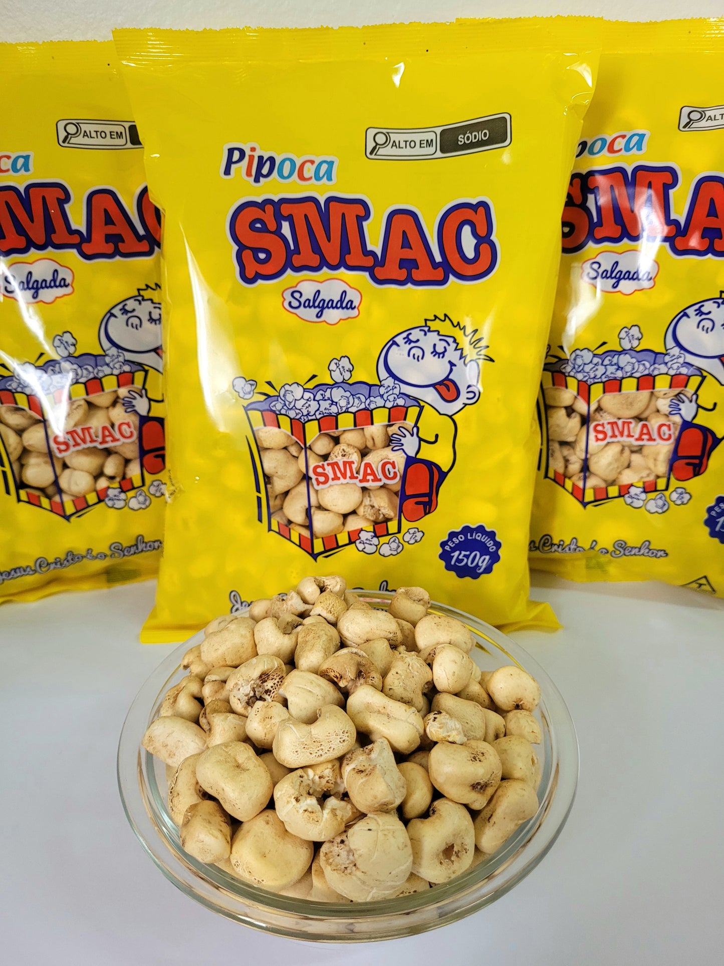 KIT PIPOCA SALGADA 150g - 5 UNIDADES