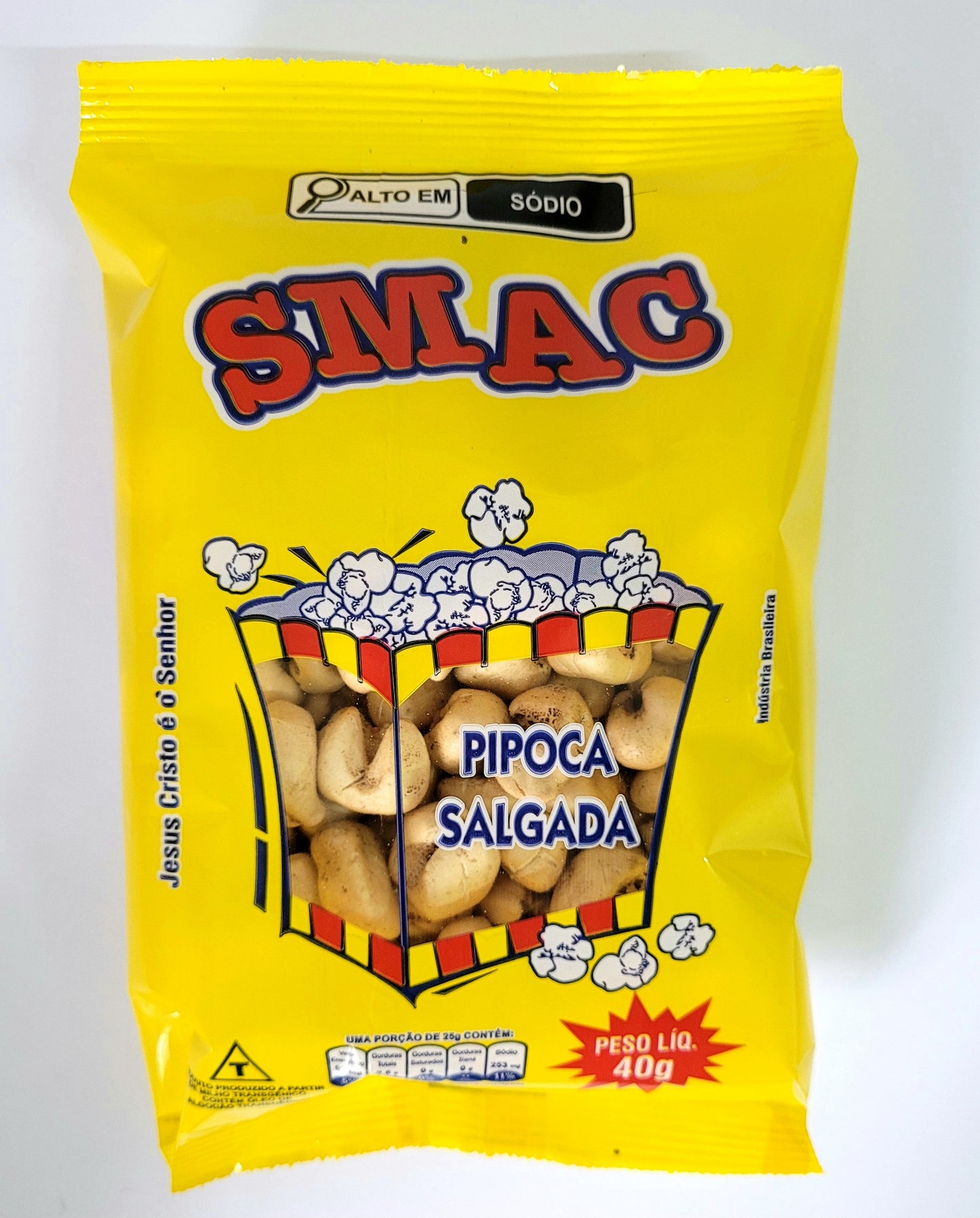 KIT PIPOCA SALGADA 40g - 5 UNIDADES