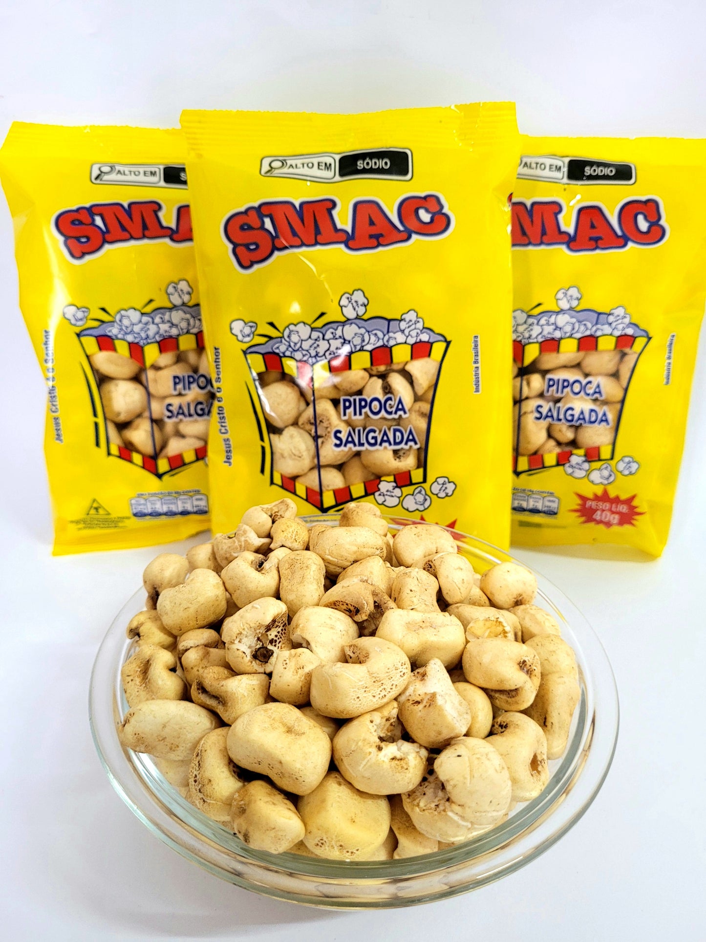 KIT PIPOCA SALGADA 40g - 5 UNIDADES
