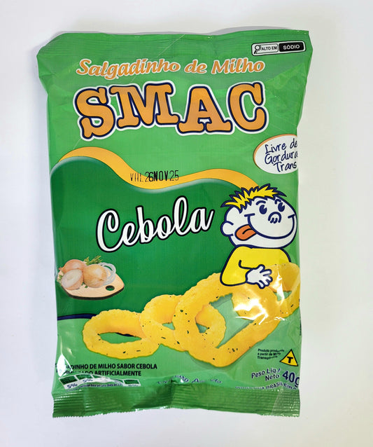 KIT SALGADINHO SABOR CEBOLA 40g -  5 UNIDADES