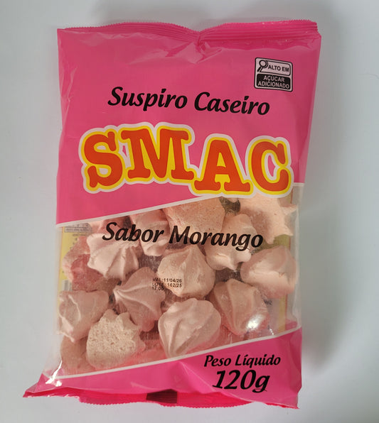 KIT SUSPIRO SABOR MORANGO - 5 UNIDADES
